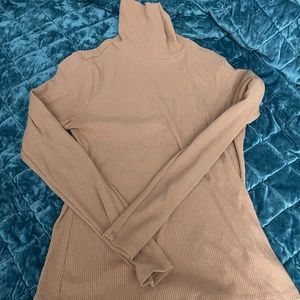 Old Navy Dusty Pink Turtleneck Top